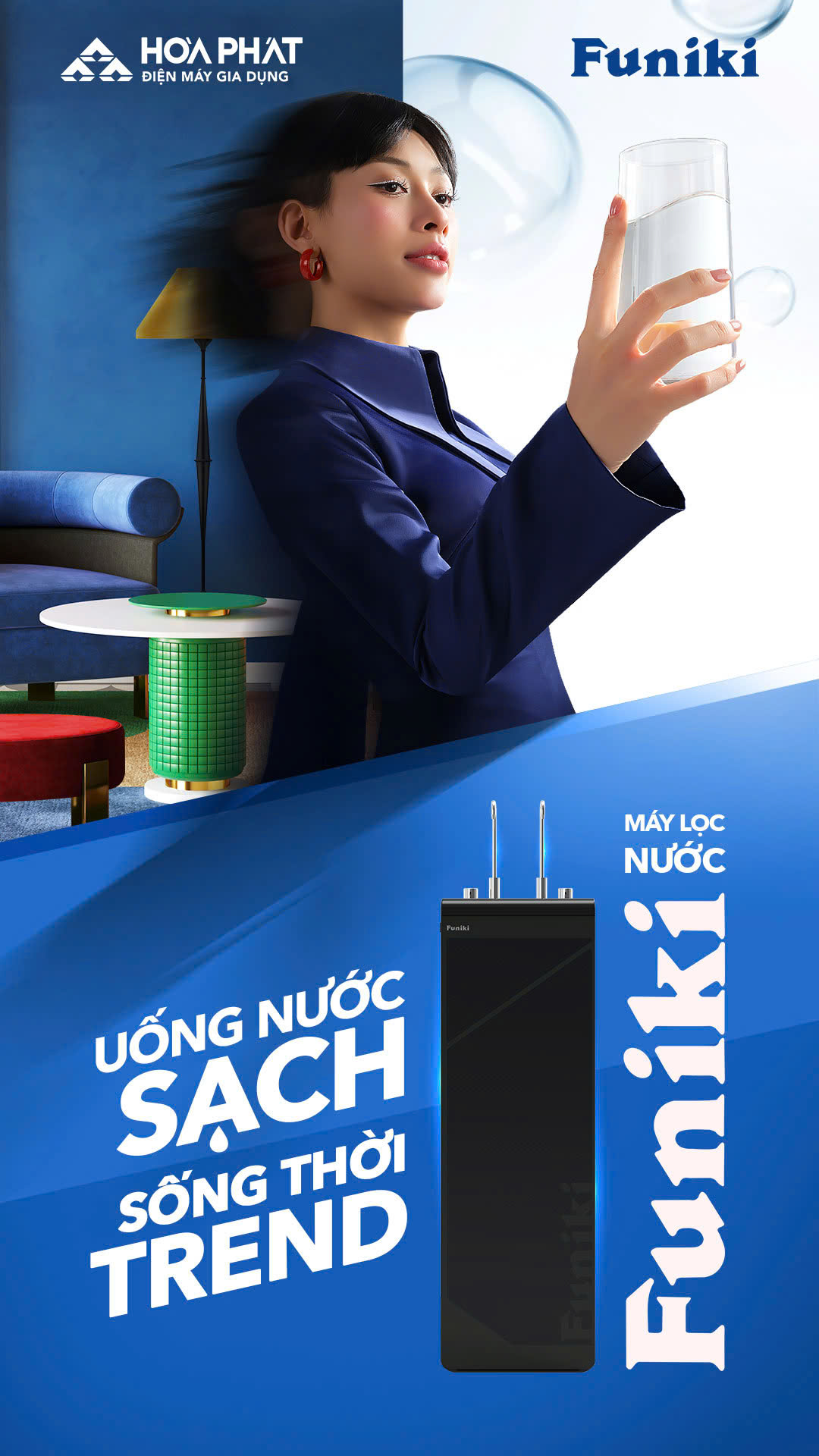 Uống nước sạch sống thời trend