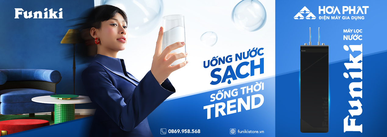 Uống nước sạch sống thời trend