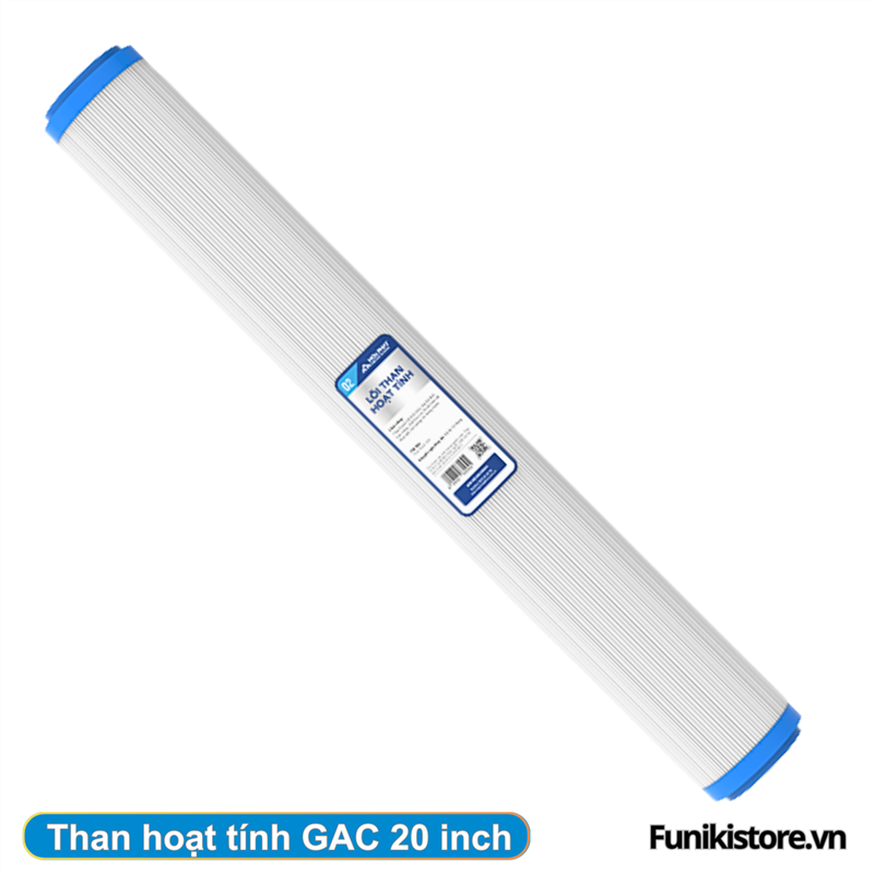 Lõi lọc than hoạt tính GAC 20 inch gầy