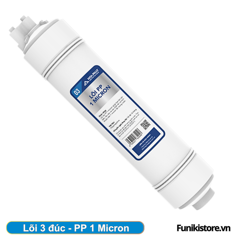 Lõi lọc thô đúc liền Hòa Phát số 3 PP 1 Micron