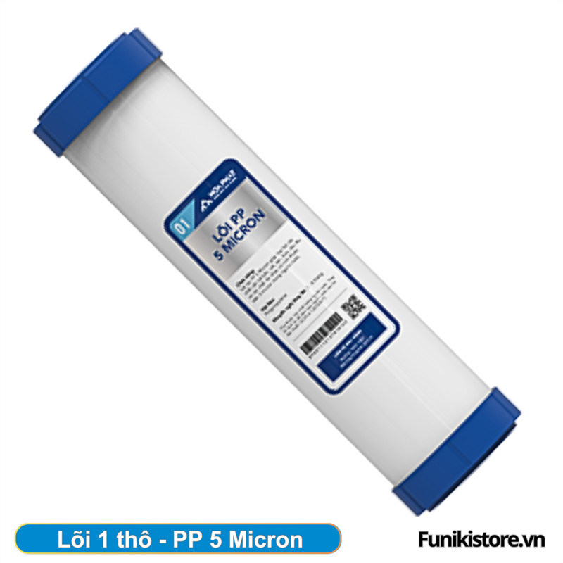 Lõi lọc thô Hòa Phát số 1 PP 5 Micron (Đóng túi)