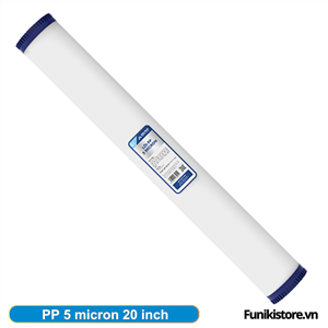 Lõi lọc PP 5 micron 20 inch gầy