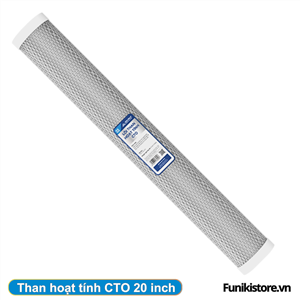 Lõi lọc than hoạt tính CTO 20 inch gầy
