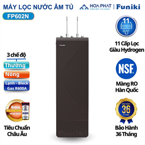Máy lọc nước RO nóng lạnh Funiki FP602N, 11 lõi